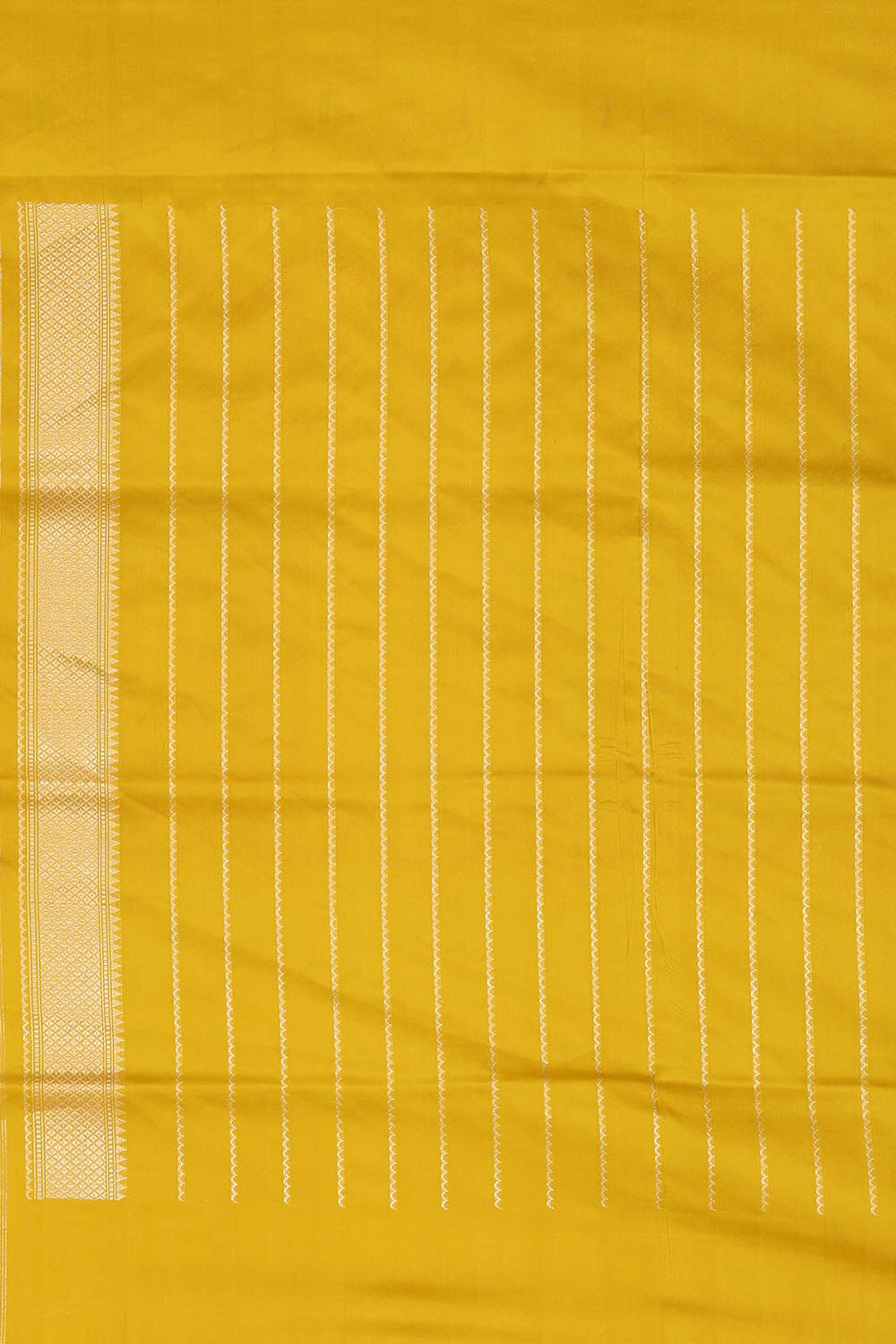 Collection of Banarasi Silk Light Mustard Yellow Saree in a gallery layout