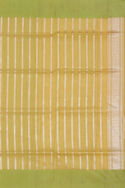 Collection of Banarasi Silk Haldi Yellow Colour Saree in a gallery layout