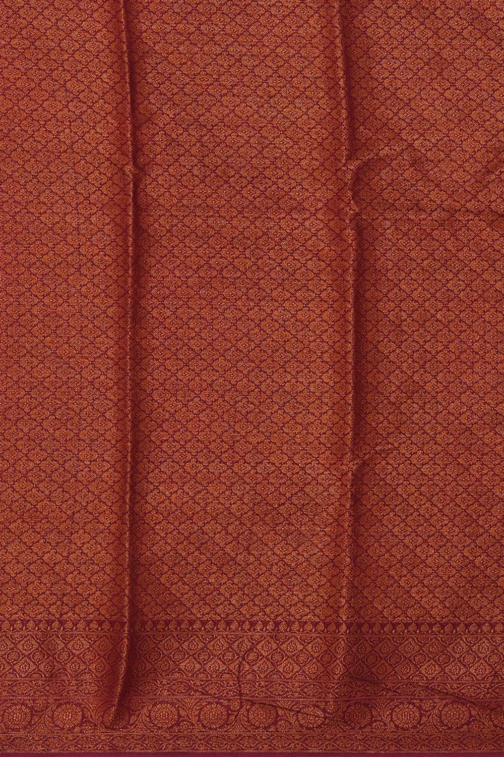 Collection of Printed Banarasi Brown Woven Saree in a gallery layout