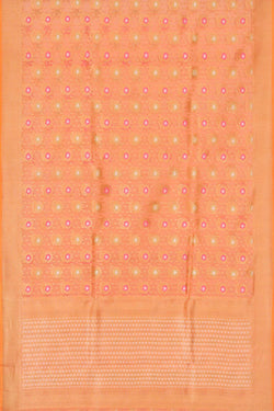 Collection of Organza Orange Colour Saree in a gallery layout