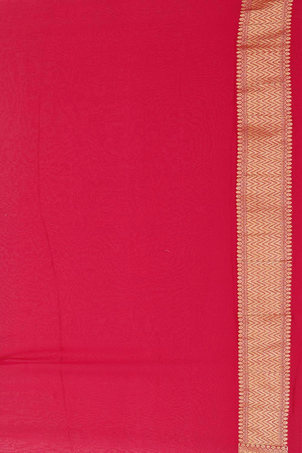 Collection of Banarasi Georgette Rani Pink Saree in a gallery layout