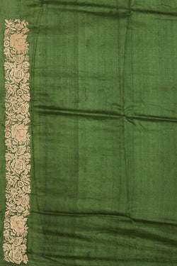 Image of Tussar Silk Multi Colour Saree