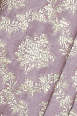 Collection of Banarasi Silk Mauve Colour Saree in a gallery layout