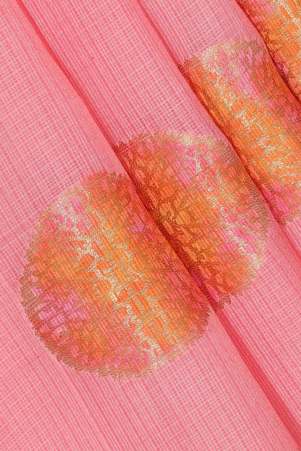 Image of Kota Silk Light Pink Saree