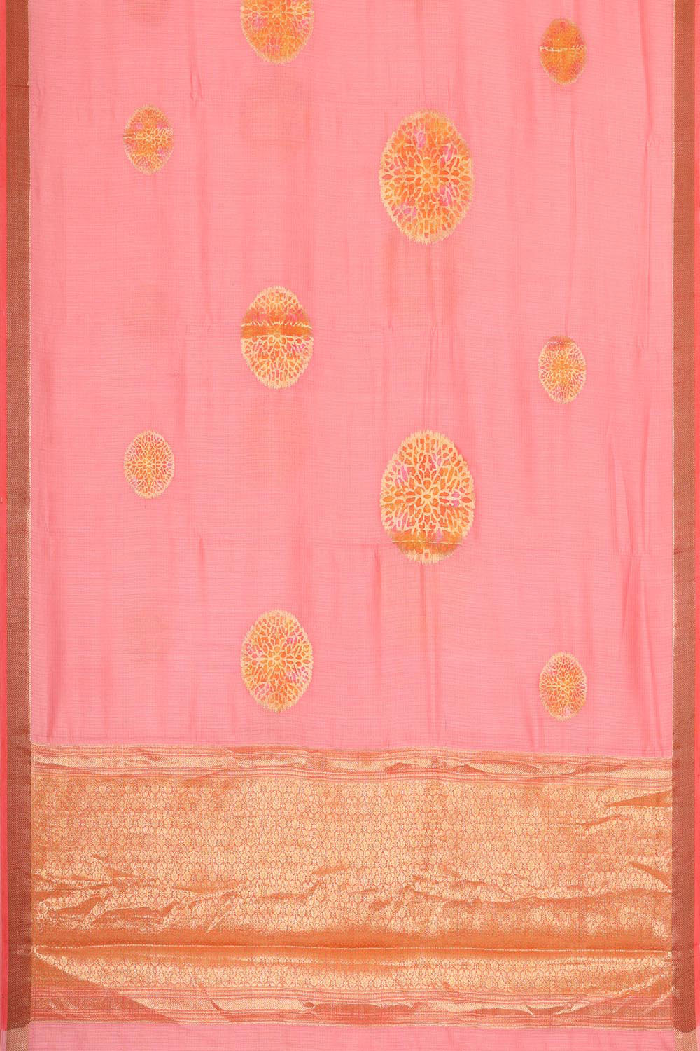 Image of Kota Silk Light Pink Saree