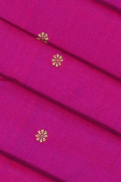 Image of Narayanpet Silk Magenta Colour Saree