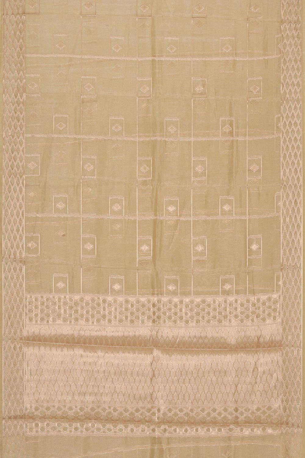 Collection of Banarasi Gold Tissue Kora Saree in a gallery layout