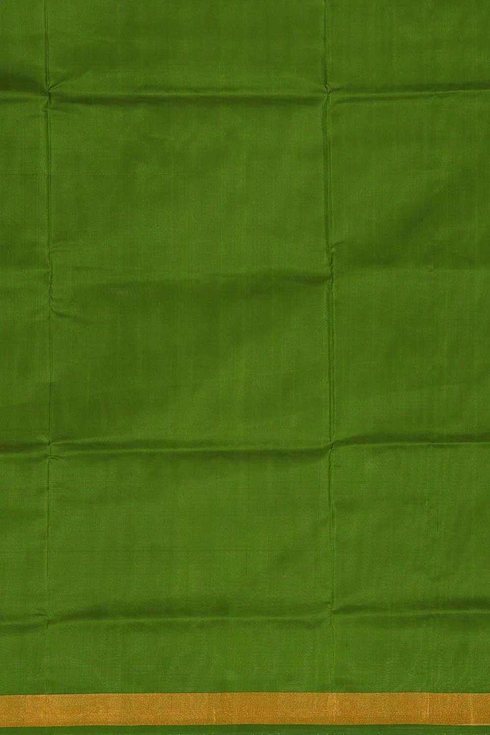 Image of Uppada Silk Dark Cream Colour Saree