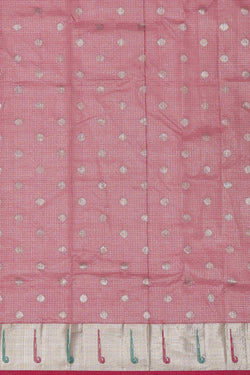 Collection of Kota Silvery Pink Colour Saree in a gallery layout