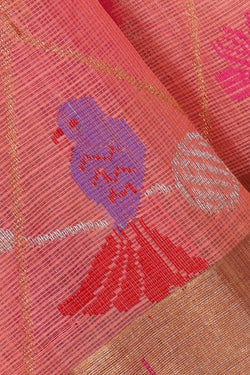 Image of Kota Peach Colour Saree