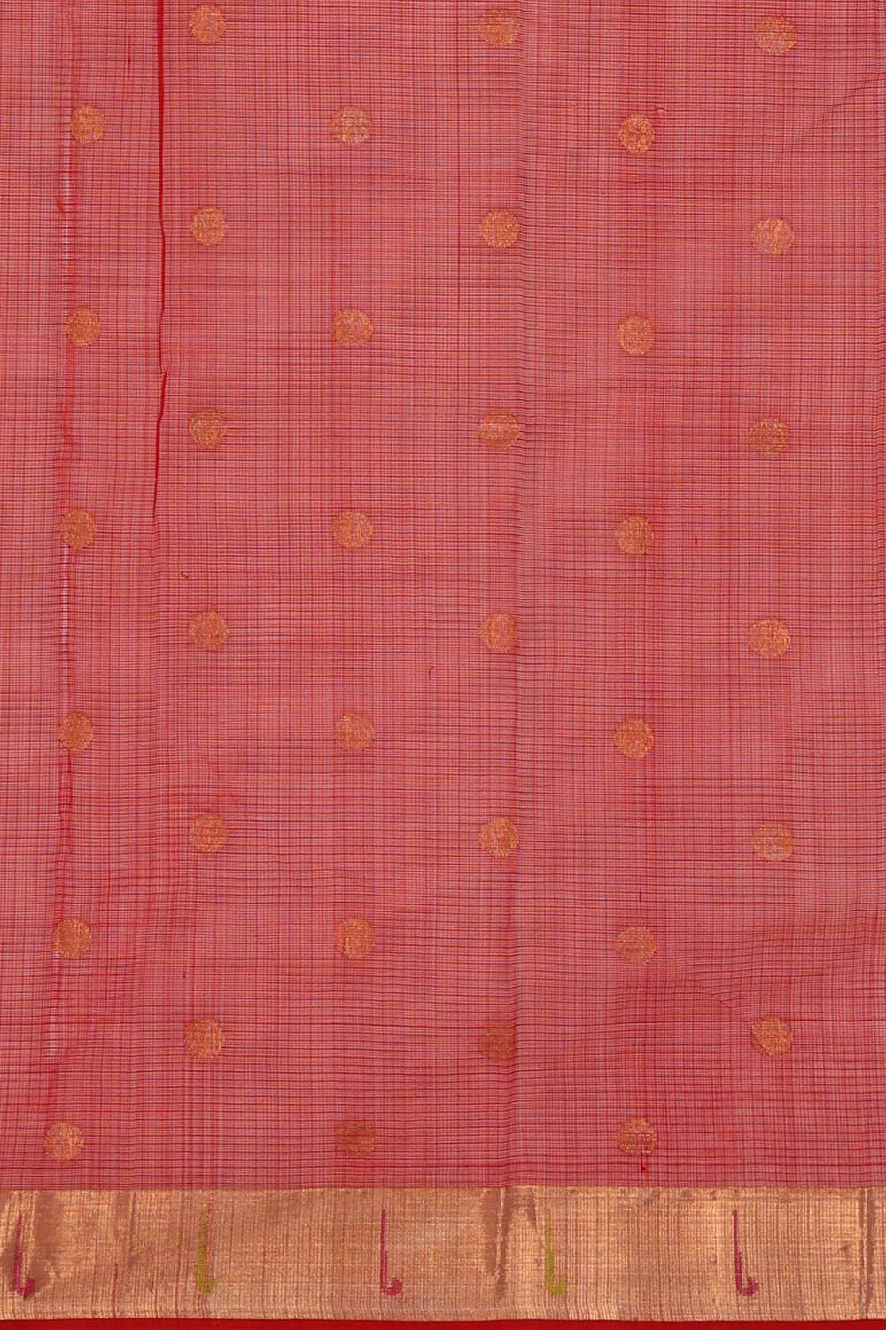 Kota Peach Colour Saree