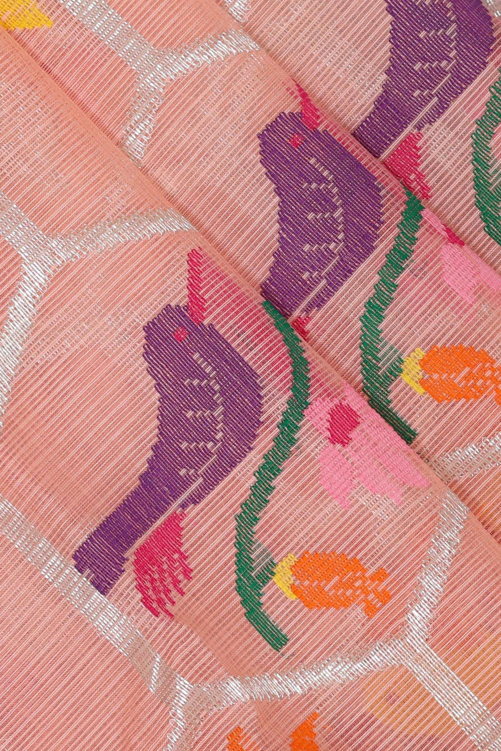 Collection of Kota Light Peach Colour Saree in a gallery layout