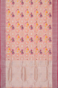 Collection of Kota Light Peach Colour Saree in a gallery layout