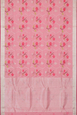 Collection of Kota Rose Pink Colour Saree in a gallery layout