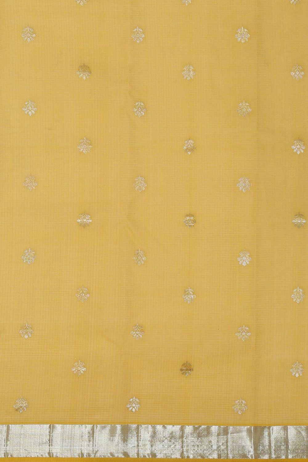 Image of Zari Kota Grey Colour Saree