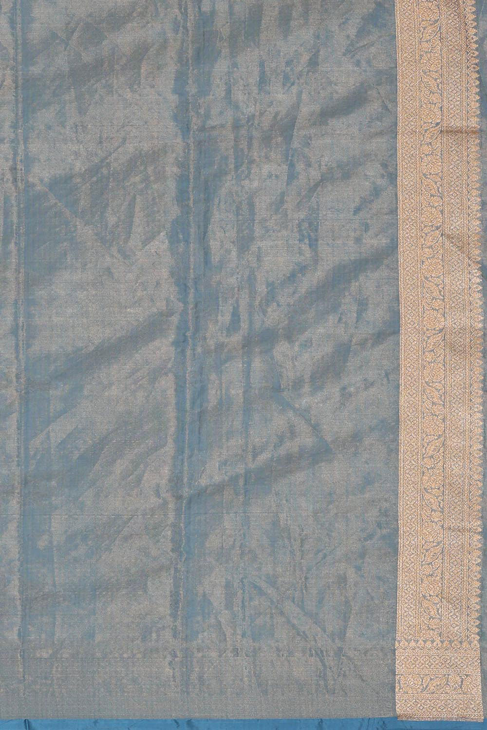 Collection of Banarasi Tissue Silk Bluish Grey Saree in a gallery layout