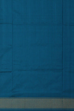 Collection of Pochampally Ikat Silk Blue Saree in a gallery layout