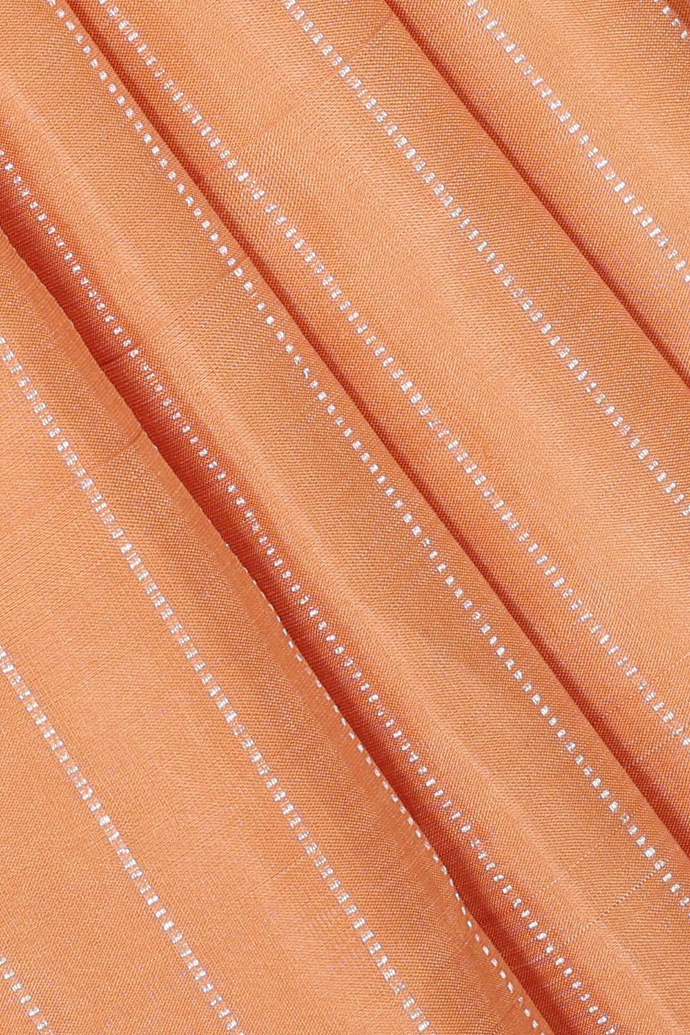 Collection of Arani Pattu Light Peach Brocade Saree in a gallery layout