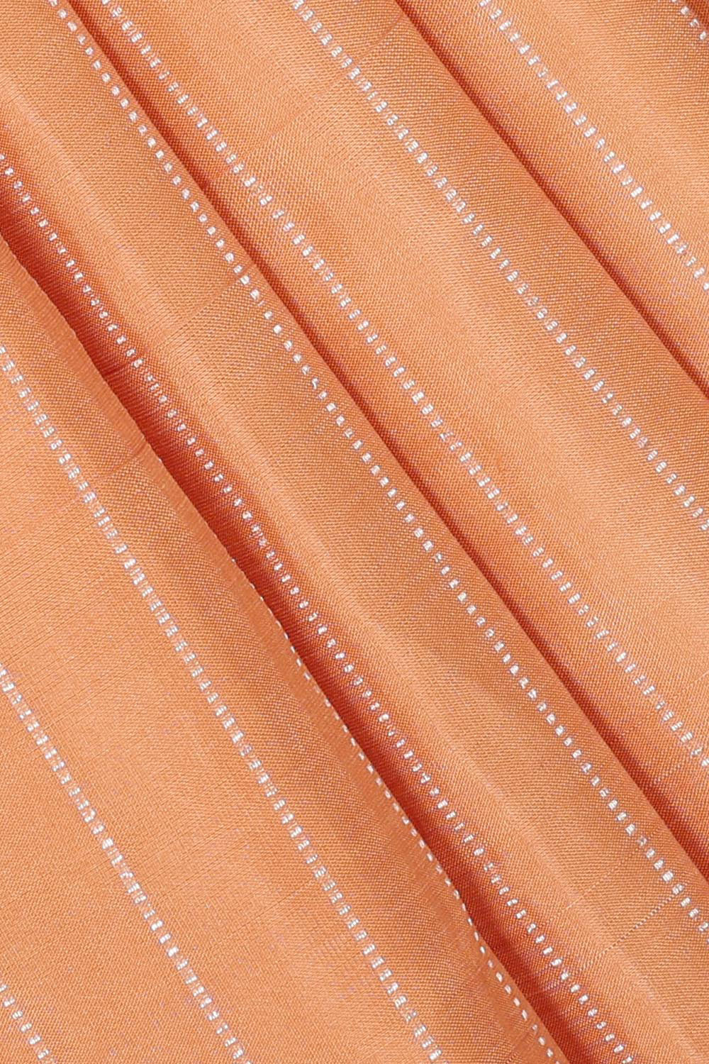 Image of Arani Pattu Light Peach Brocade Saree