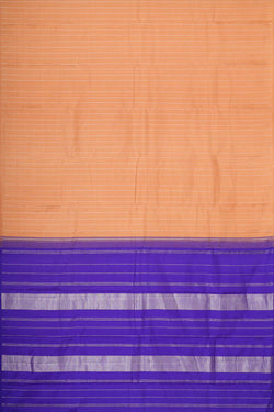 Collection of Arani Pattu Light Peach Brocade Saree in a gallery layout