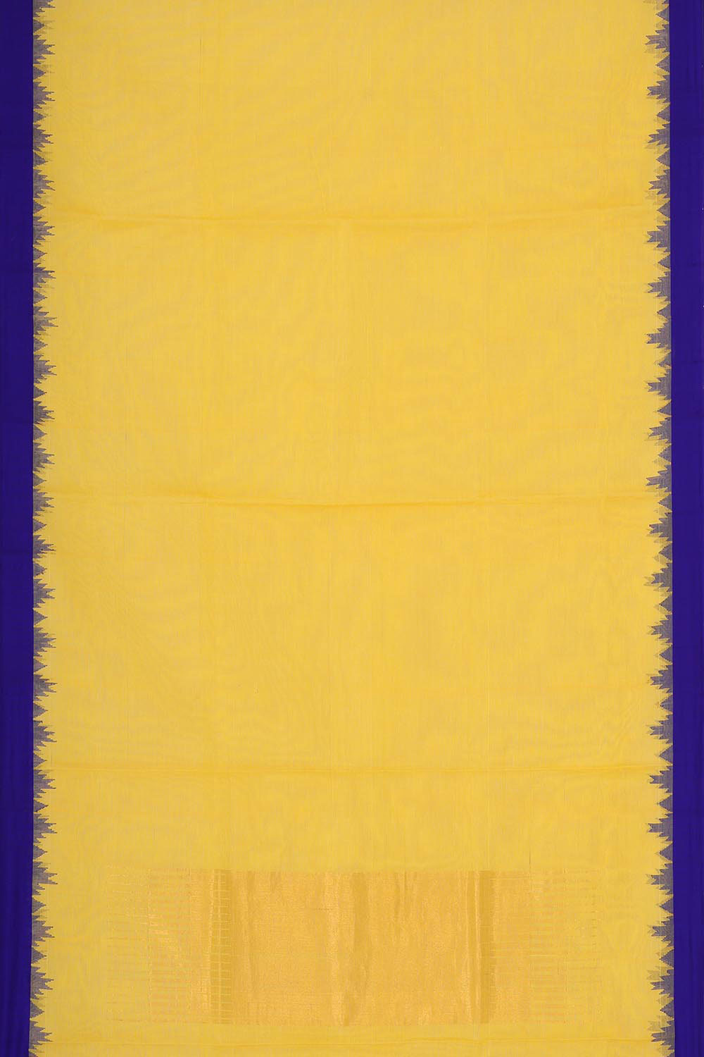 Collection of Uppada Handwoven Yellow Jamdani Saree in a gallery layout