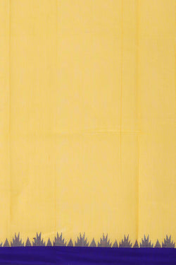 Collection of Uppada Handwoven Yellow Jamdani Saree in a gallery layout