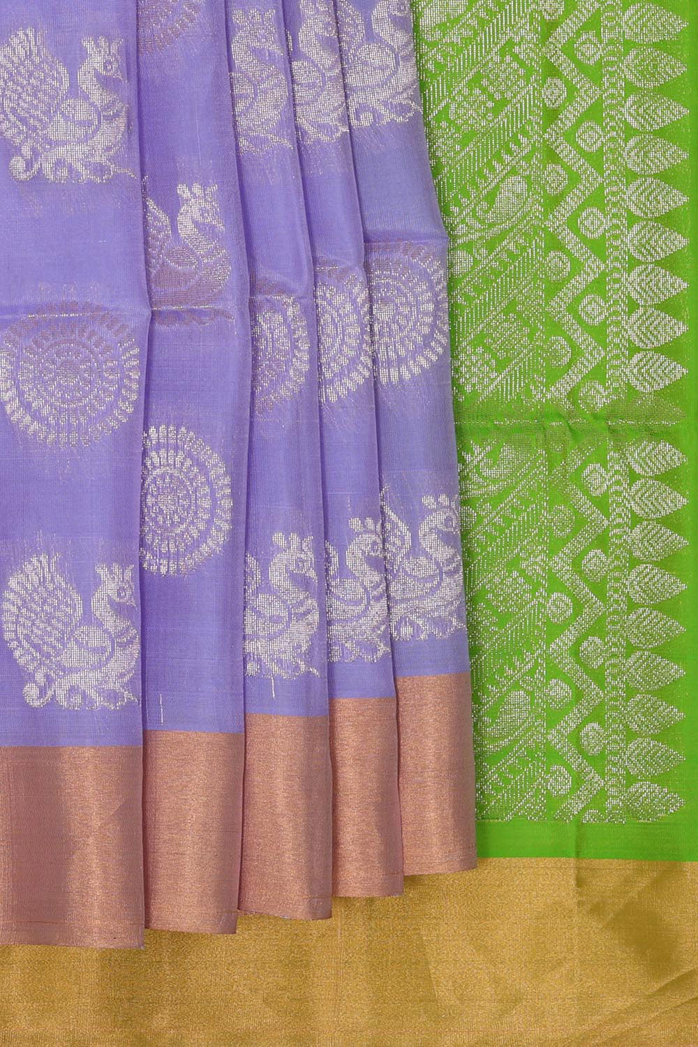 Collection of Lavender Silk Saree in a gallery layout