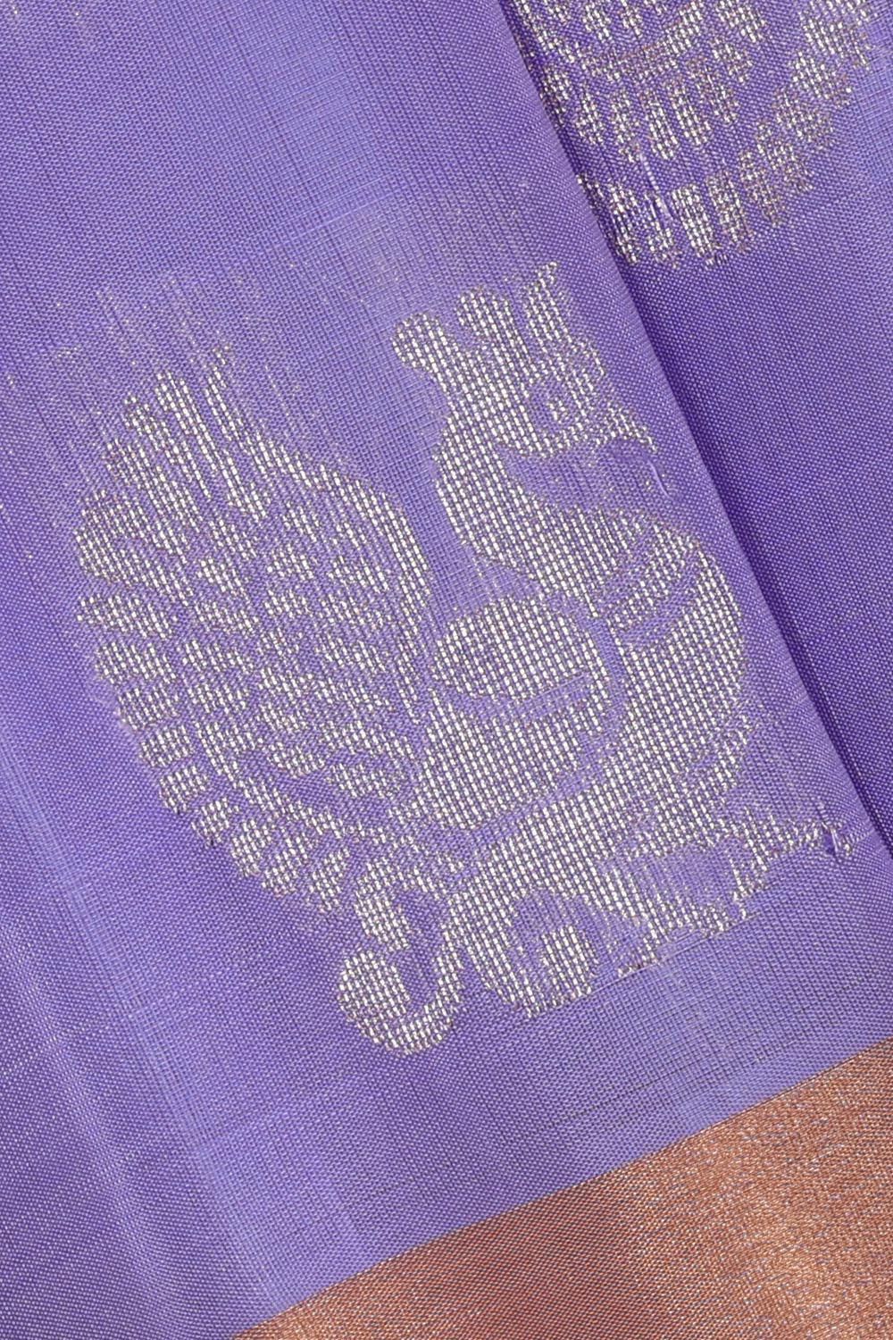 Collection of Lavender Silk Saree in a gallery layout