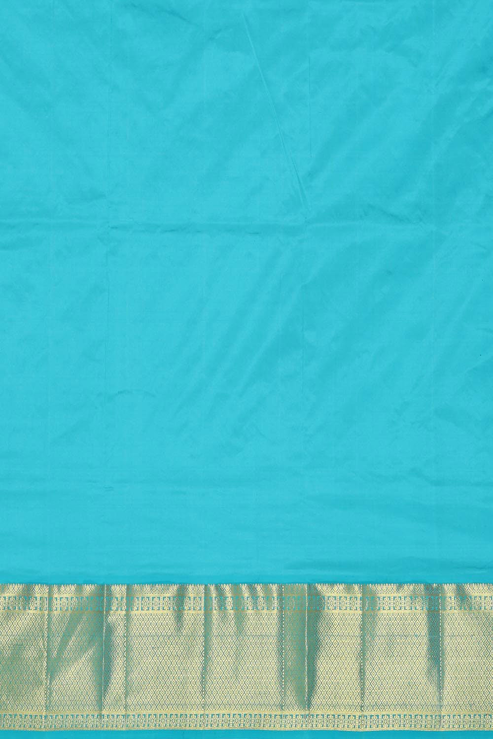 Image of Kanchipattu Purple Blue Pavada Unstitched Set