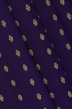 Image of Kanchipattu Purple Pavada Unstitched Set