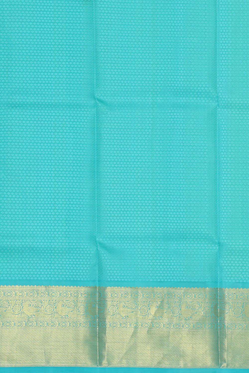 Kanchipattu Pista Green Pavada Unstitched Set