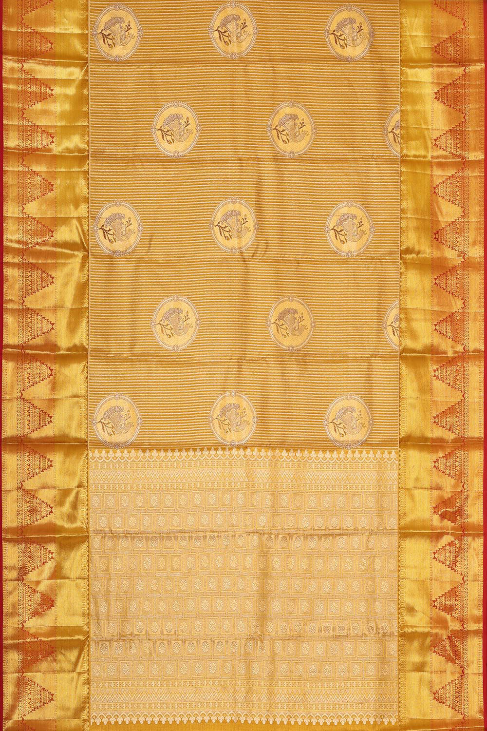 Kanchipattu Gold Brocade Saree