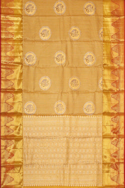 Image of Kanchipattu Gold Brocade Saree