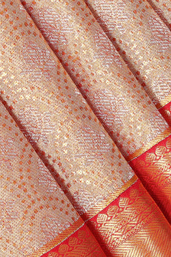 Image of Kanchipattu Gold Tissue Brocade Saree