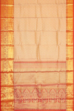 Image of Kanchipattu Gold Tissue Brocade Saree