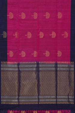 Image of Manipur Silk Magenta Saree