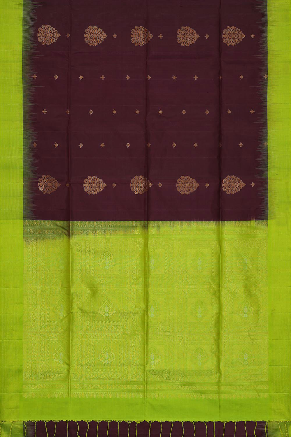 Manipur Silk Maroon Saree