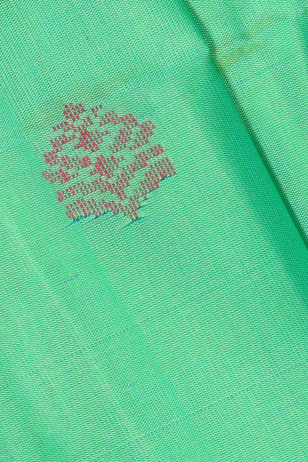 Bright Green Silk Saree