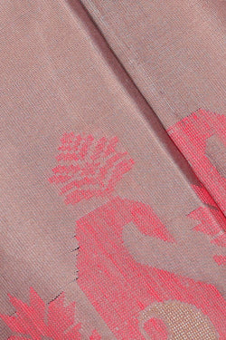 Image of Pale Mauve Silk Saree