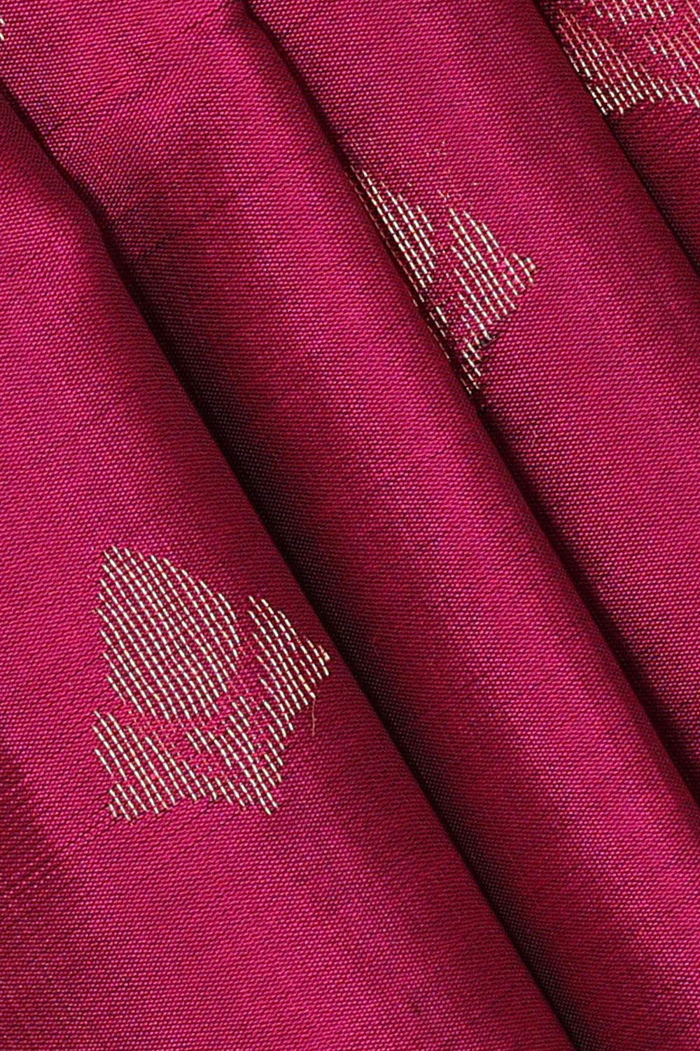 Manipur Silk Magenta Saree