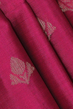 Image of Manipur Silk Magenta Saree