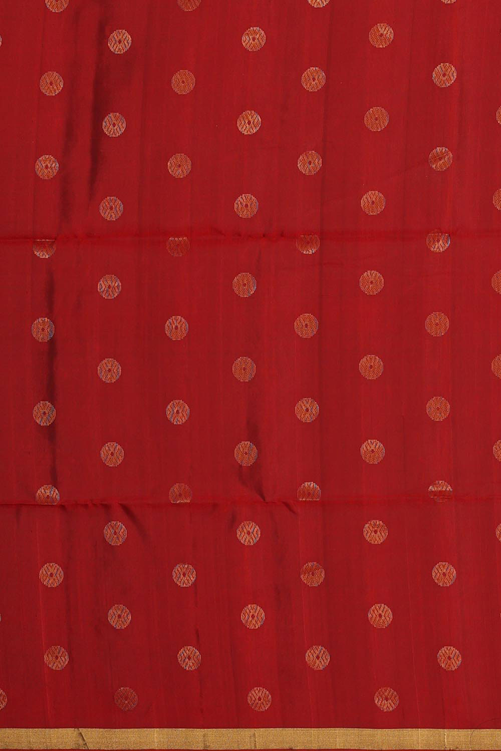 Image of Emerald Green Silk Saree