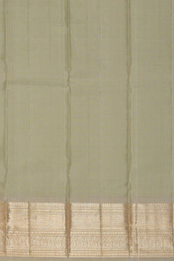 Image of Kanchipattu Light Green Pavada Unstitched Set