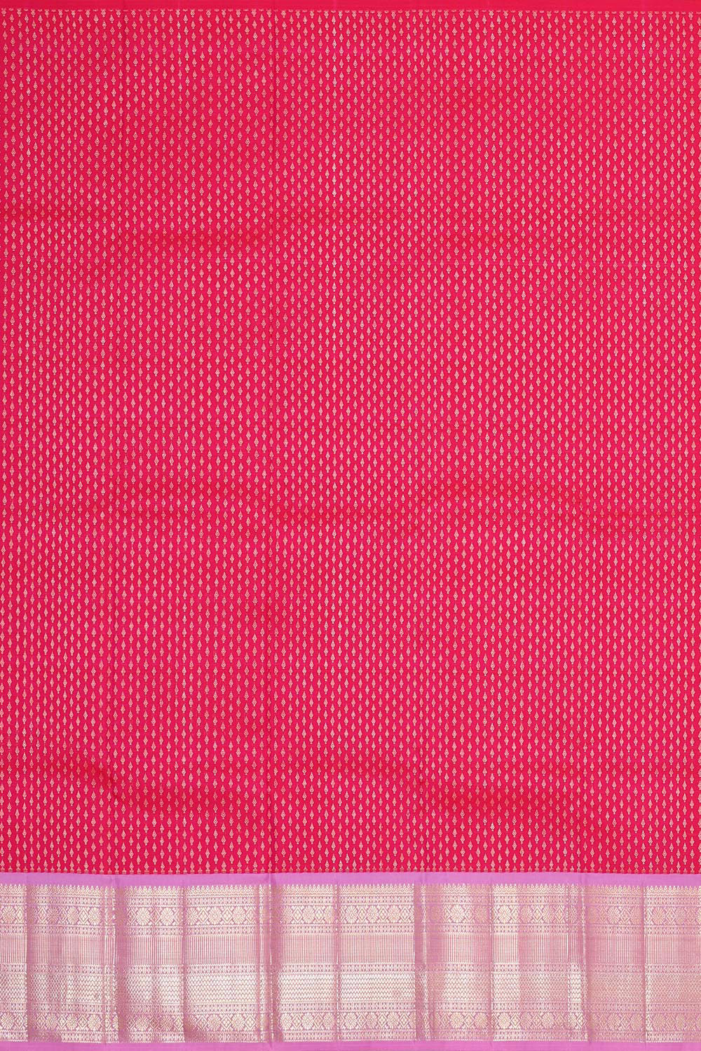 Kanchipattu Rani Pink Pavada Unstitched Set