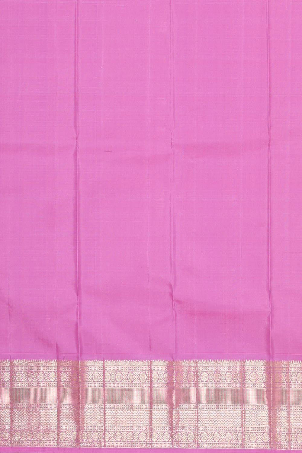 Kanchipattu Rani Pink Pavada Unstitched Set