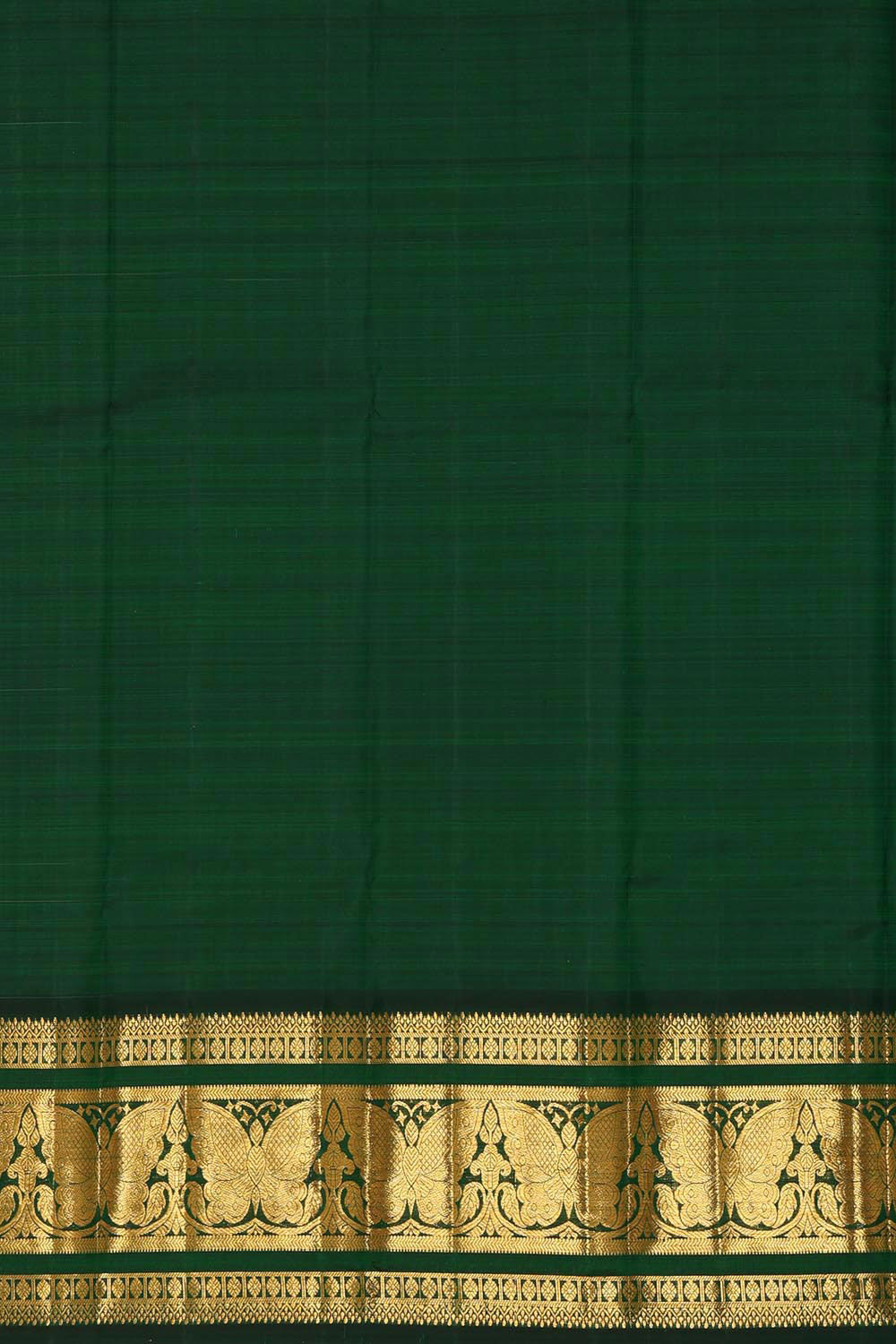 Collection of Kanchipattu Mint Green Pavada Unstitched Set in a gallery layout