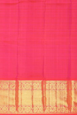 Collection of Kanchipattu Peacock Blue Pavada Unstitched Set in a gallery layout