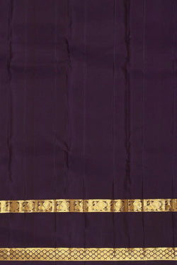 Image of Kanchipattu Dark Lavender Saree