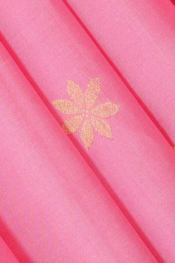 Image of Rose Pink Silk Saree