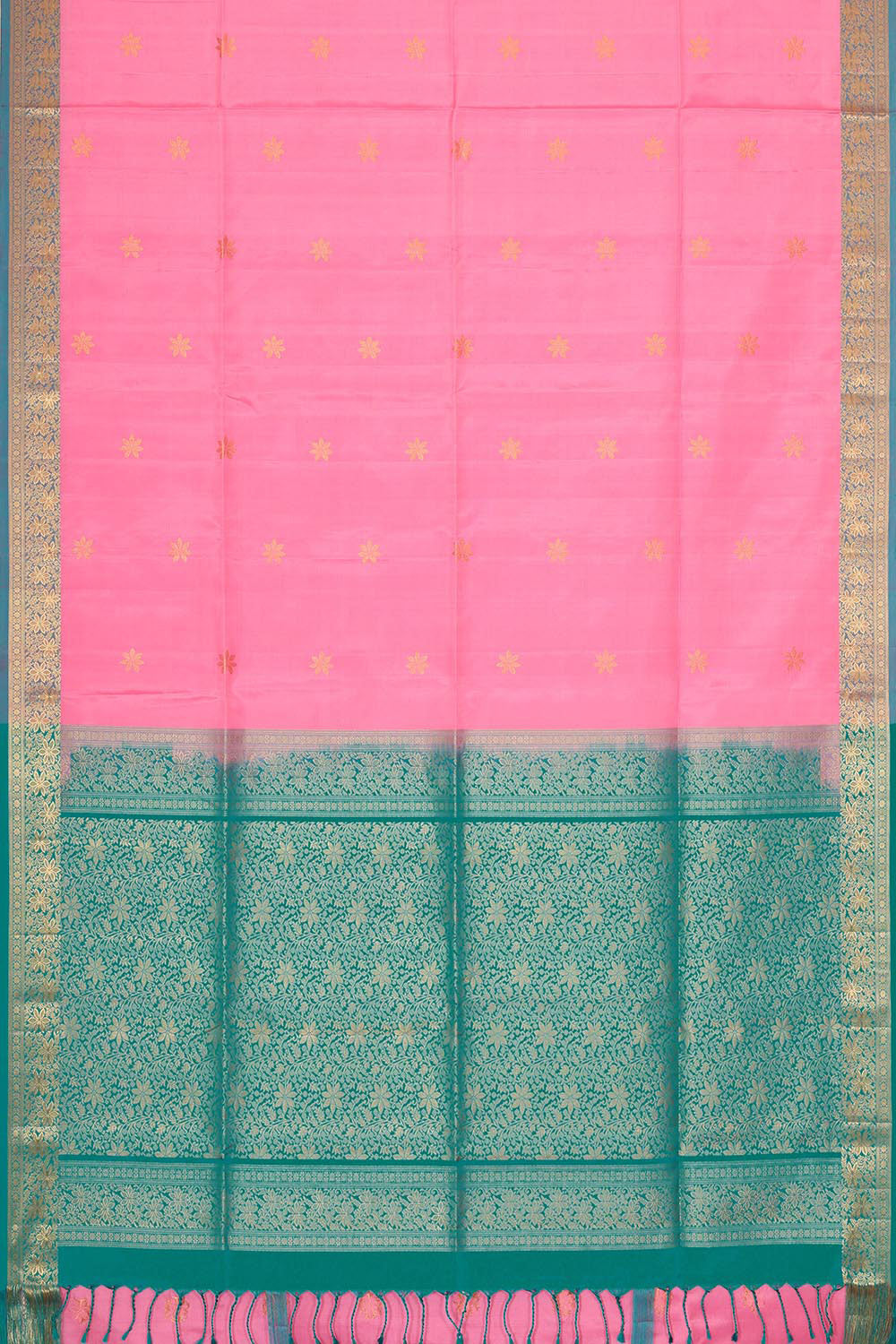 Rose Pink Silk Saree